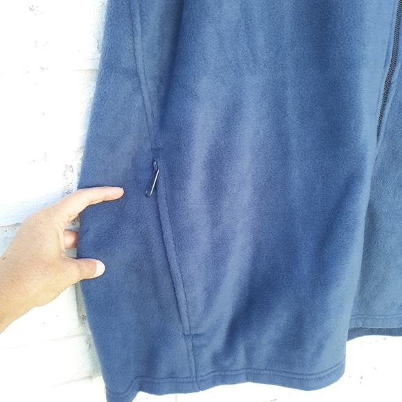 NWT Columbia Fleece Vest Navy Blue 2X - Picture 6 of 7